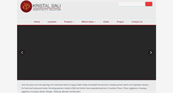 Desktop Screenshot of kristalbali.com